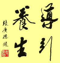 Daoyin Yangsheng calligraphy
