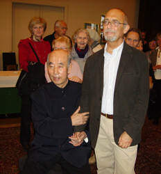 Professor Zhang with Mark Atkinson in Biarritz